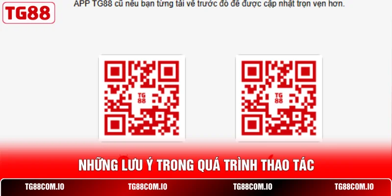 Những lưu ý trong quá trình thao tác